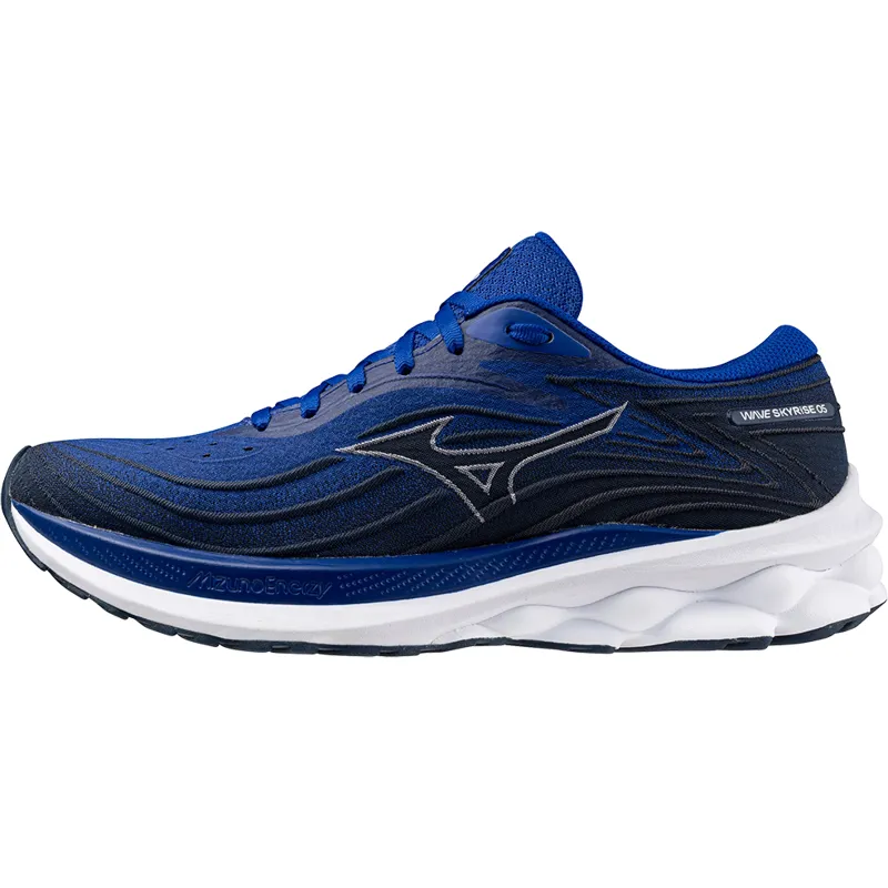 Mizuno Men's Wave Skyrise 5 Running Shoes Surf the Web/White/India Ink-2